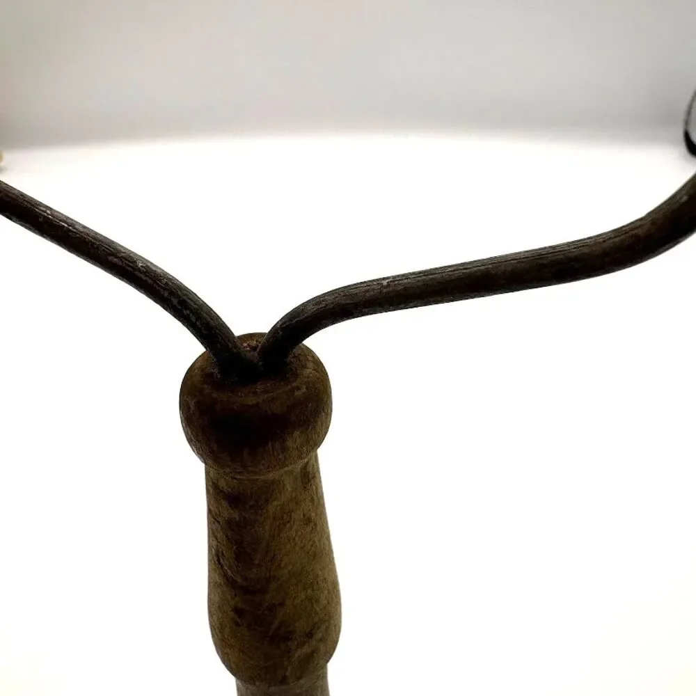 Vintage Wire Potato Masher Primitive Kitchen Tool Wood Handle Rustic Farmhouse